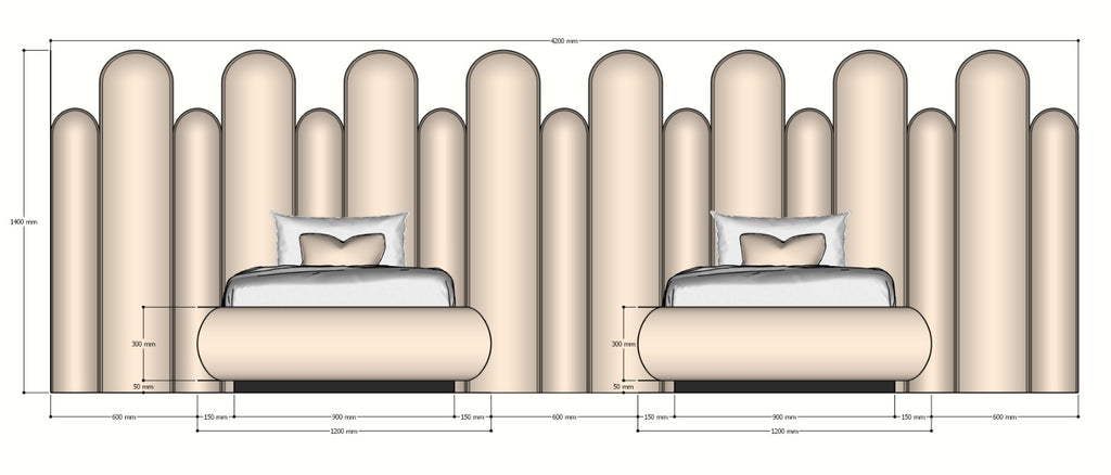 The Dua Twin Bed
